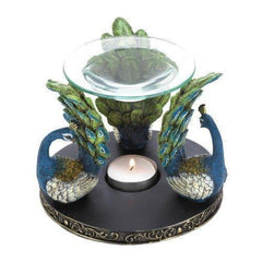 Peacock Plume Oil Warmer (pack of 1 EA)