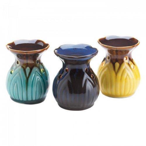 Flower Top Oil Warmer Trio (pack of 1 SET)