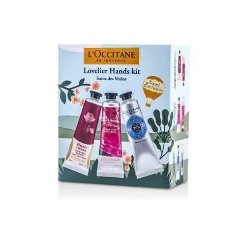 Lovelier Hands Kit: 2x Rose Velvet 30ml + 2x Pivoine Flora 30ml + 2x Shea Butter 30ml 6x30ml/1oz