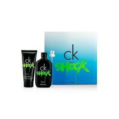 CK One Shock For Him Coffret: Eau De Toilette Spray 100ml/3.4oz + After Shave Balm 100ml/3.4oz 2pcs