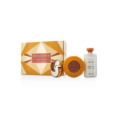 Omnia Indian Garnet Coffret: Eau De Toilette Spray 15ml/0.5oz + Scented Soap 150g/5.3oz + Body Lotion 75ml/2.5oz 3pcs