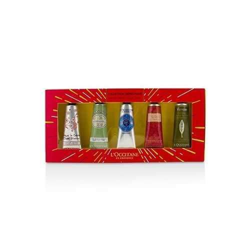 Hand Cream Collection Set: Cherry Blossom + Almond + Shea Butter + Rose + Verveine (Verbena) 5x30ml/1oz