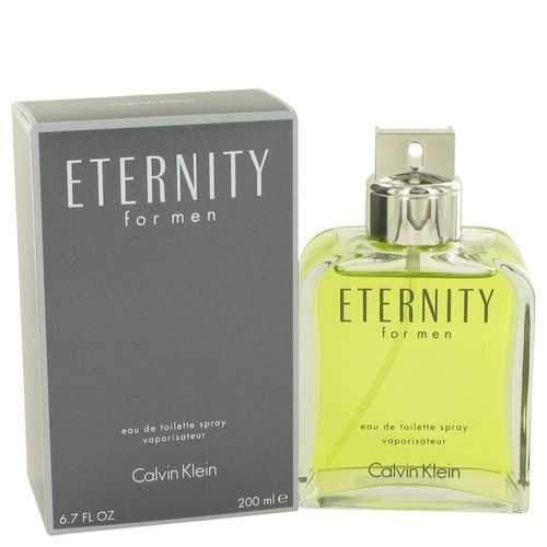 ETERNITY by Calvin Klein Eau De Toilette Spray 6.7 oz (Men)