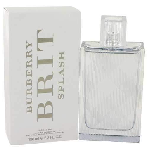 Burberry Brit Splash by Burberry Eau De Toilette Spray 3.4 oz (Men)