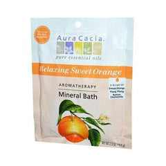 Aura Cacia Mineral Bath Relaxing Sweet Orange (6x2.5 Oz)