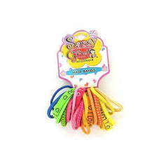 Elastic hair bands sassy girl pack of 20 ( Case of 72 )