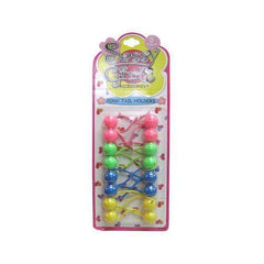 Pony tail holders with ball ends ( Case of 36 )