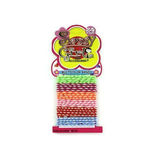 Multi-Color Hair Bands ( Case of 36 )