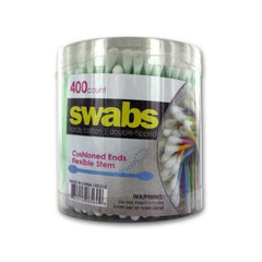 Double-tipped cotton swabs pack of 400 ( Case of 24 )