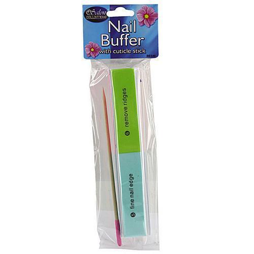 Nail Buffer with Cuticle Stick ( Case of 24 )