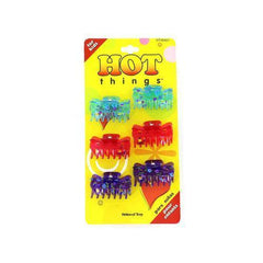 Hair clips pack of 6 ( Case of 30 )