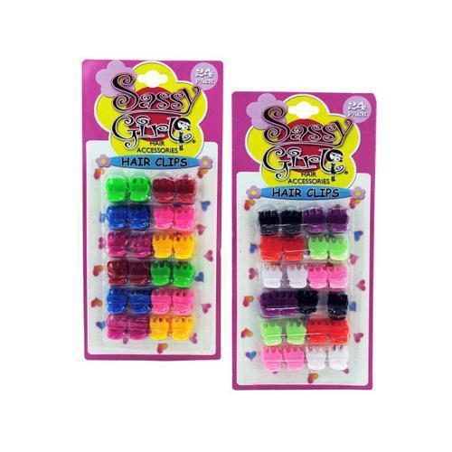 Mini hair claw clips ( Case of 12 )