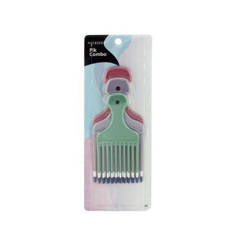 Hair Pick Comb Set ( Case of 24 )