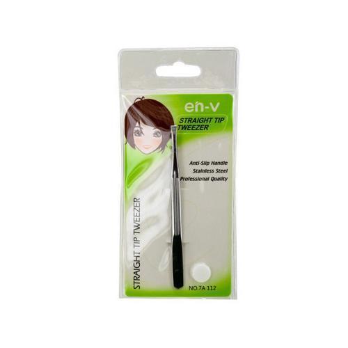 Straight Tip Tweezers ( Case of 48 )