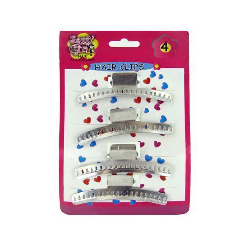 Metal Hair Clips Set ( Case of 72 )