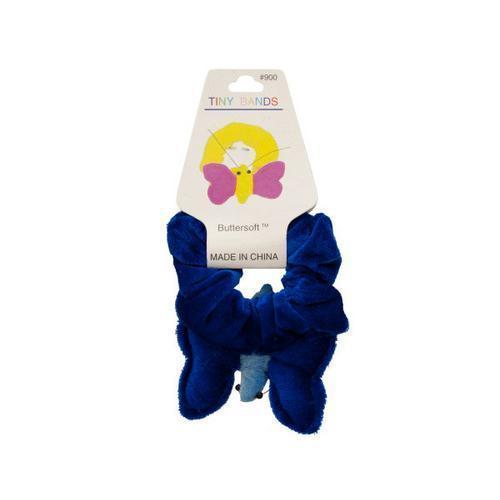Plush Velour Butterfly Hair Twister ( Case of 72 )