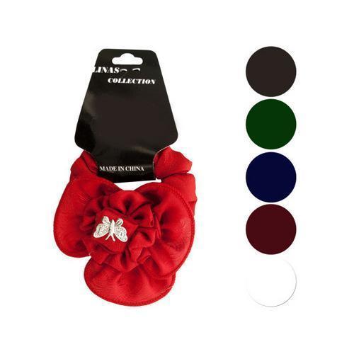 Mini Butterfly/Ruffle Accent Hair Twister ( Case of 96 )