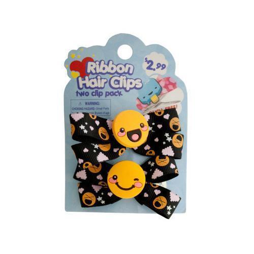 Ribbon Hair Clips ( Case of 48 )