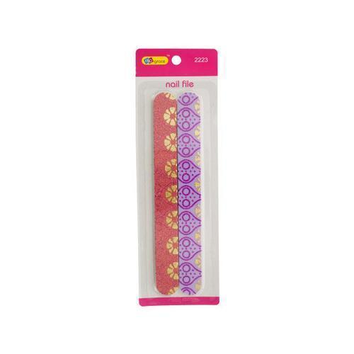 Glitter Patterns Nail Files Set ( Case of 24 )