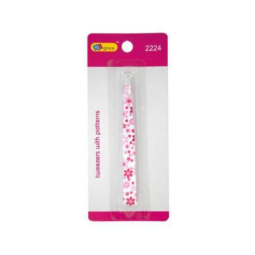 Floral Print Tweezers ( Case of 24 )