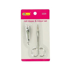 Nail Clippers and Scissors Set ( Case of 24 )