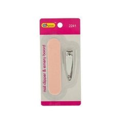 Nail Clippers and Emery Board Set ( Case of 24 )