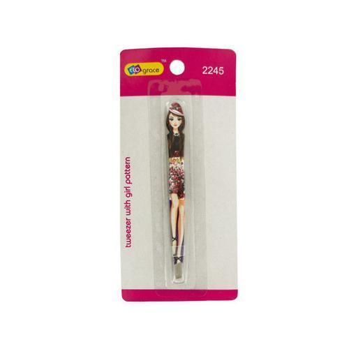 Tweezers with Girl Pattern ( Case of 24 )