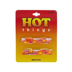 Peach Princess Comic Book Art Hair Clips ( Case of 96 )