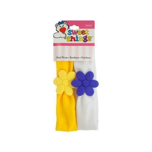 Soft Daisy Head Wraps ( Case of 48 )