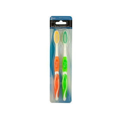 Colorful Soft Grip Toothbrush Set ( Case of 72 )