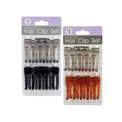 Neutral Color Claw Hair Clip Set ( Case of 48 )