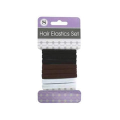 Clasp Free Hair Elastics Set ( Case of 48 )