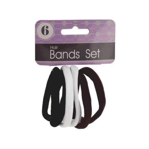 Clasp Free Hair Bands Set ( Case of 24 )