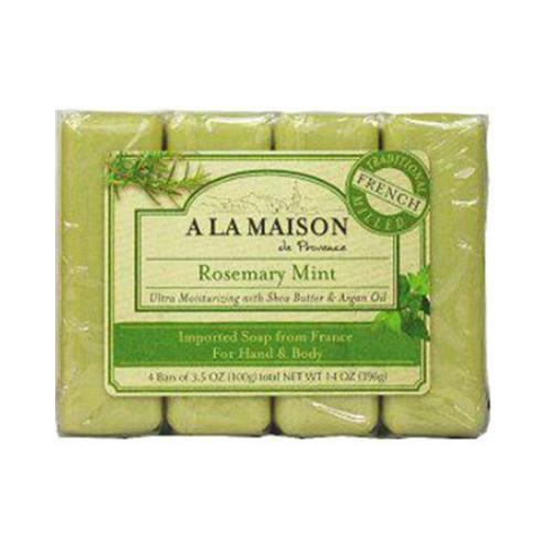 A La Maison Bar Soap Rosemary Mint Value (4 Pack)