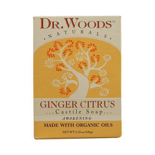 Dr. Woods Castile Bar Soap Ginger Citrus (1x5.25 Oz)