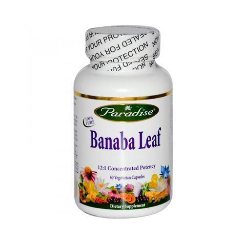 Paradise Herbs Banana Leaf (60 Veg Caps)