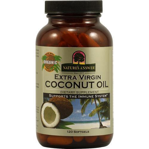 Nature's Answer Extra Virgin Coconut Oil (120 Softgels)