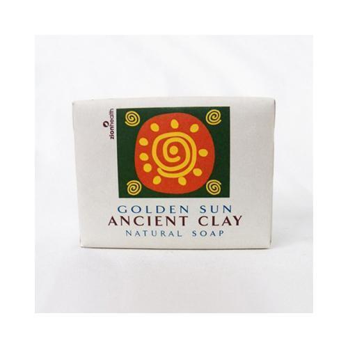 Zion Health Clay Bar Soap Golden Sun 10.5 Oz