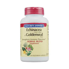Nature's Answer Echinacea and Goldenseal Root (60 Veg Capsules)
