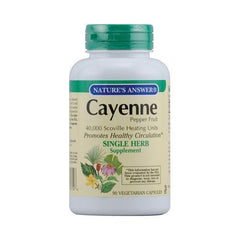 Nature's Answer Cayenne Pepper Fruit (90 Veg Capsules)