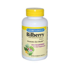 Nature's Answer BiLberry Extract (90 Veg Capsules)