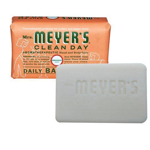 Mrs. Meyer's Bar Soap Geranium 5.3 Oz