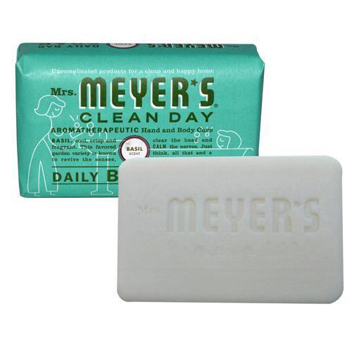 Mrs. Meyer's Bar Soap Basil 5.3 Oz