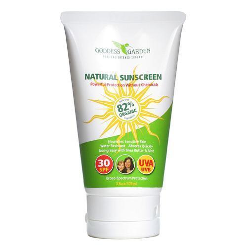 Goddess Garden Organic Sunscreen Natural SPF 30 Lotion (1x3.4 Oz)