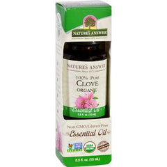 Natures Answer Essential Oil  Organic  Clove  .5 oz