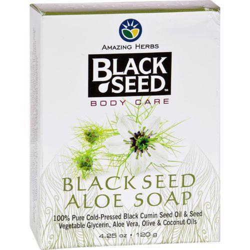 Black Seed Bar Soap  Aloe  4.25 oz