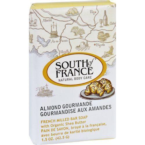 South of France Bar Soap  Almond Gourmande  Travel  1.5 oz  Case of 12