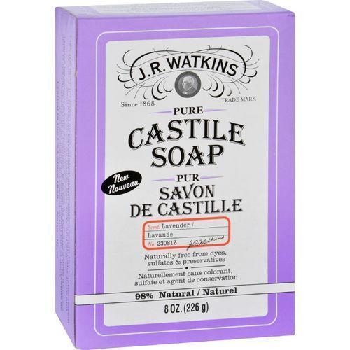 J.R. Watkins Bar Soap  Castile  Lavender  8 oz