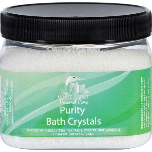 White Egret Bath Crystals  Purity  16 oz