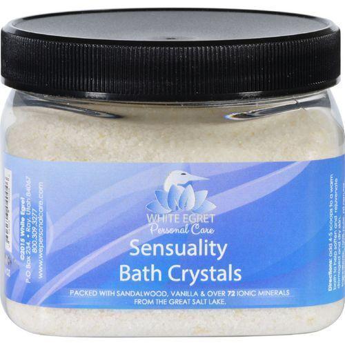 White Egret Bath Crystals  Sensuality  16 oz